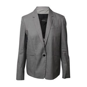 Joseph Single Breasted Blazer in Grey Cotton